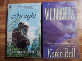 (2 Books) INSIGHT/WILDERNESS Deborah Raney/Karen Ball POCKET SIZE BOOKS - $3.00