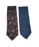 Vintage Men&#39;s Neckties Silk Barry of London Envoy Paisley Geometric - $278.12 MXN