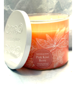 PINK KIWI BERRY Bath &amp; Body Works 3 Wick Candle   14.5OZ    BRAND NEW - $24.26