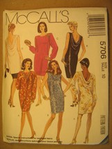 Uncut Sewing Pattern 1992 Mc Call 6,8,10,12,14 Dress Tunic Skirt 5706 [Z181] - $3.99