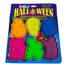 Vintage 1990s Lisa Frank Halloween Cookie Cutters NEW SEALED pumpkin skull ghost - £52.12 GBP