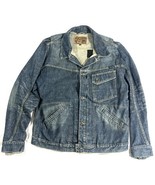 Volcom Blue Denim Jean Jacket Men’s Large Workwear Trucker Style Lined - €42,61 EUR