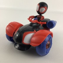 Marvel Spidey &amp; His Amazing Friends Miles Morales Techno Racer Vehicle F... - $15.95