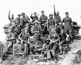 Hamburger Hill 1987 movie 24x30 inch poster squad of 14 Vietnam battle 24x30 pos - $29.99