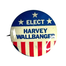 Galliano Liqueur Vtg Cocktail Booklet + Elect Harvey Wallbanger Vote Button - £25.84 GBP