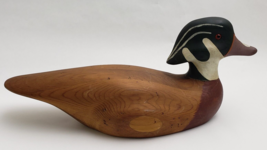 Vintage French Broad River Wooden Duck Decoy Company 15&quot; - £62.34 GBP