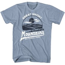 National parks mens tshirt misty mounts great smoky mountains indigo heather npca5114 thumb200