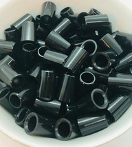 12 Premium Quality Iron Ferrules Solid Black 0.75&quot;, Size .355 - $17.99