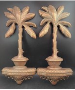Vintage MCM Plastic Gold Palm Trees By Home Interiors, 17” Mint Conditio... - $47.46 CAD