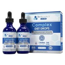 BioSource Labs Complex Diet Drops – Best Natural Drops for Men and Women (2 - $116.25