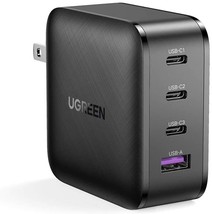 UGREEN USB C Charger 65W 4-Port PD Charger GaN Tech Fast Charging for MacBook Pr - £51.15 GBP