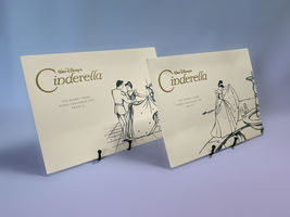 Disney 1995 Cinderella Cast Member Lithograph Awards Set of 2 - $99.99