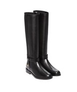 COLE HAAN Camry Riding Boots Black Leather Women’s 8.5 B  - $91.92