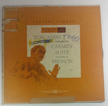 Arturo Toscanini Carmen Suite Overture To Mignon Record LP 10in Vintage LRM 7013 - £7.96 GBP