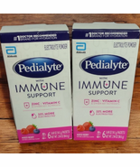 2 Boxes Pedialyte Immune Support Electrolyte Powder Packets, Mixed Berry... - $237.34 MXN