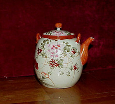 Meji Period Late 19c Oriental Teapot Pitcher Pouring Vessel Antique Jug Satsuma - £77.89 GBP