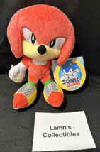 Knuckles Sonic The Hedgehog 9&quot; Plush Hero Sega Jakks Pacific stuffed ani... - £30.90 GBP