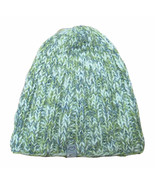 Knit Green Winter Beanie Ski Hat Thick 100% Acrylic Snow Gear Very Warm - $18.99