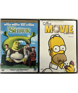 Family &amp; Kids DVD Set: Shrek &amp; The Simpsons Movies - £7.18 GBP