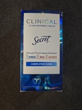 Secret Deodorant, Completely Clean, Invisible Solid, 1.6 Oz Each  - £11.66 GBP