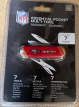 NFL San Francisco 49ers Football Team 3&quot; Classic Pocket Multi-Tool 15 Tools - £9.41 GBP