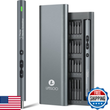 LIFEGOO Mini Electric Screwdriver 62 in 1 Cordless Power Screwdriver Set - $73.87