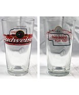 Budweiser Beer Nebraska This Buds for You Pint Glass State Outline - £17.01 GBP