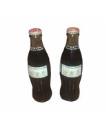 Coca-Cola 1996 Vintage Olympic Torch Relay Full Bottles Set Of 2 - £8.88 GBP