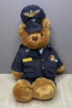 March of Dimes Plushland U.S. Military Soldier Uniform 10&quot; Teddy Bear 2008 - £3.91 GBP