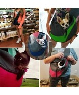 Pet Puppy Dog Mesh Sling Carry Pack Backpack Carrier Travel Tote Shoulde... - $302.13 MXN