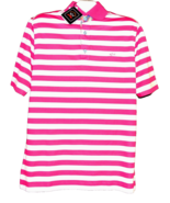 Paul &amp; Shark Yachting Pink White Stripes Men&#39;s Cotton Italy Polo T-Shirt... - £80.41 GBP