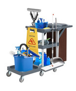 Garvee Commercial Janitorial Cleaning Cart on Wheels, - $467.96