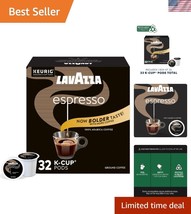 32-Count Arabica Espresso K-Cup Pods - Aromatic Italian Flavor for Quick... - $41.50