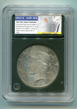 1923-S Vam 1EQ Peace Silver Dollar Discovery Coin II1 B2a R-5 I-2 Die File Lines - £156.63 GBP