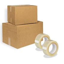 36 Pack 1.9/1.6 mil Clear Hotmelt Adhesive Sealing Tape Packing Rolls 2 ... - £141.38 GBP+