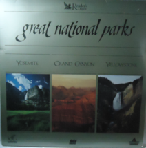 Great National Parks (Laserdisc) 2 Disc Set Yellowstone Yosemite Grand C... - £7.10 GBP