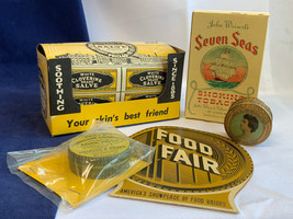 Vtg Mixed Advertising Lot Eye-Lash-Ine Food Fair Needles Seven Seas Clov... - £23.64 GBP