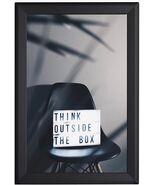 BNV Aluminum Front Load Snap Poster/Picture Frame, Black, 11x17 Inches - $336.29 MXN