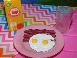 18&quot; Doll Breakfast Eggs and Bacon fits Our Generation American Girl My Life doll - £12.45 GBP