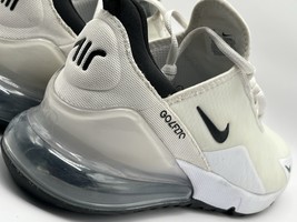 Men’s Size 9 Nike Air Max 270 Spikeless Golf Shoes White Black CK6483-102 - $139.99