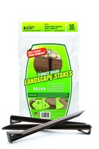 Master Mark Plastics 99310 Terrace Board 10 Inch 10 Pack, Brown Stakes, - $20.42