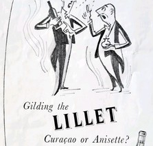 1952 Lillet World Cocktail Competition Champ Advertisement Sphere UK Imp... - $389.60 MXN