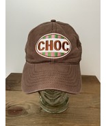 Malley’s Chocolate CHOC Baseball Cap Cleveland OH Brown Duck Cloth Candy Ad - $462.74 MXN