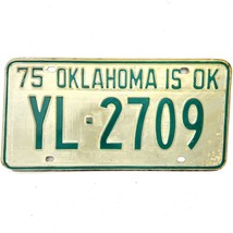 1975 United States Oklahoma Oklahoma County Passenger License Plate YL-2709 - £14.89 GBP