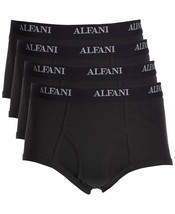 Alfani Men&#39;s Combed Cotton Underwear 5-Pack Solid Logo Briefs Black-Small - £15.39 GBP