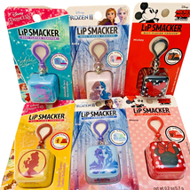 6 Disney Lip Smacker Mickey Minnie Elsa Anna Ariel Belle Princess Frozen NEW - $14.95