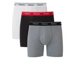 Hanes Originals Men's Boxer Briefs, 3-Pack Assorted Colors Size 3XL(48-50) - $22.76
