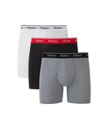 Hanes Originals Men&#39;s Boxer Briefs, 3-Pack Assorted Colors Size 3XL(48-50) - $31.73 CAD
