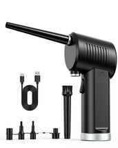 Compressed Air Duster Rechargeable Canned Computer Keyboard Electronics ... - $40.49