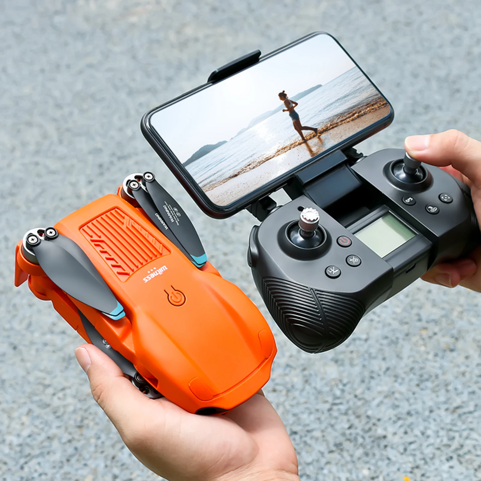 F12 Mini GPS Drone 4K Professional Wide Angle ESC Camera WiFi RC Helicopt - £140.47 GBP+